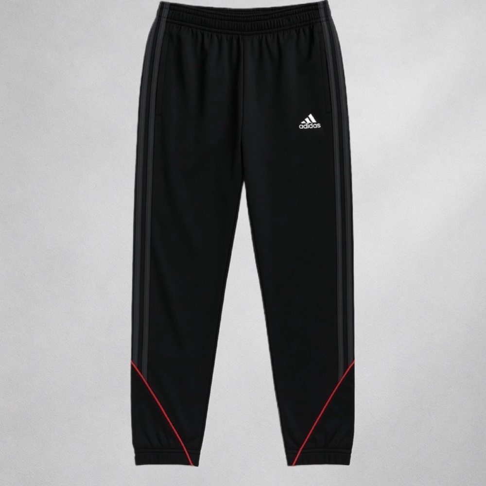 Adidas Track Pants Men’s Size L Large Black Red